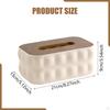 Facial Tissue Box Cover Napkin Paper Holder Case Modern Decoration Organizer Rectangular for