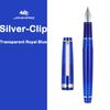 JINHAO 82 Fountain Pen Gold Trim Acrylic Barrel Silver Clip for Writing Calligraphy Signature School Office Supplies Stationery