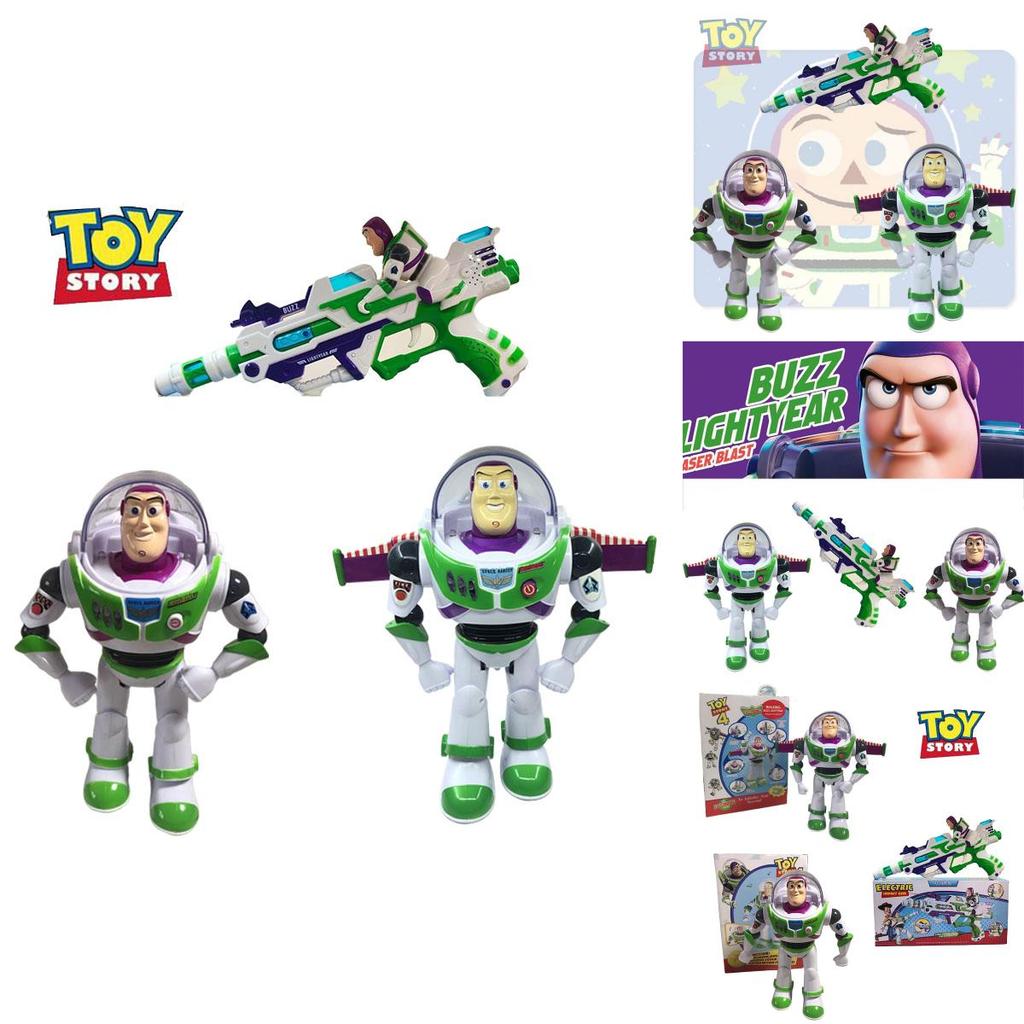 Interactive Buzz Lightyear Toy Story 4 Action Figure With Sound And Walking Features