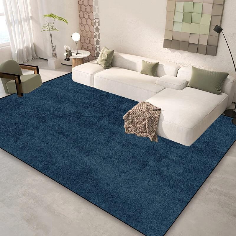 Modern Luxury Carpet Living Room Solid Color Decoration Home Sofa Area Large Rugs Bathroom Cloakroom Non-slip Entrance Door Mats