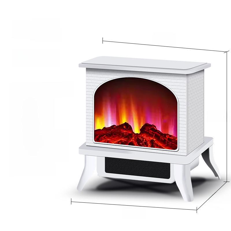 Flame Mountain Electric 3D Fireplace Heater: European-Style Living Room Heating