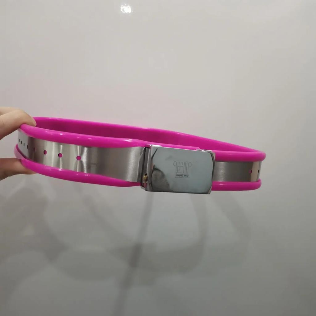 Adjustable Chastity Belt Stainless Steel Metal Waist Band Bondage Restraints for Woman and Men Fetish Wear Tools Sex Products