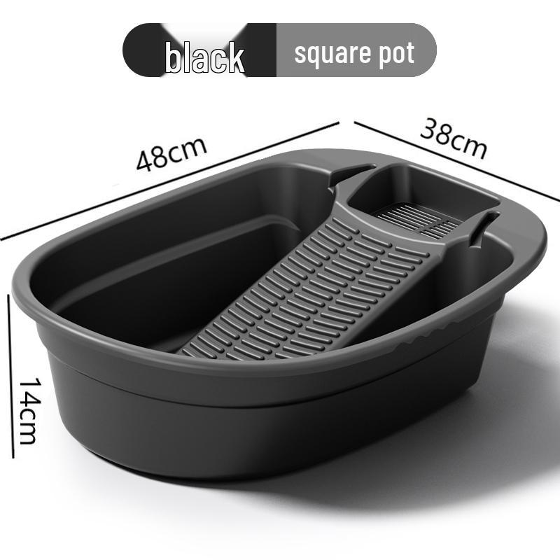 Children's and Baby Clothing Hand Wash Basin with Rubbing Board for Underwear and Socks