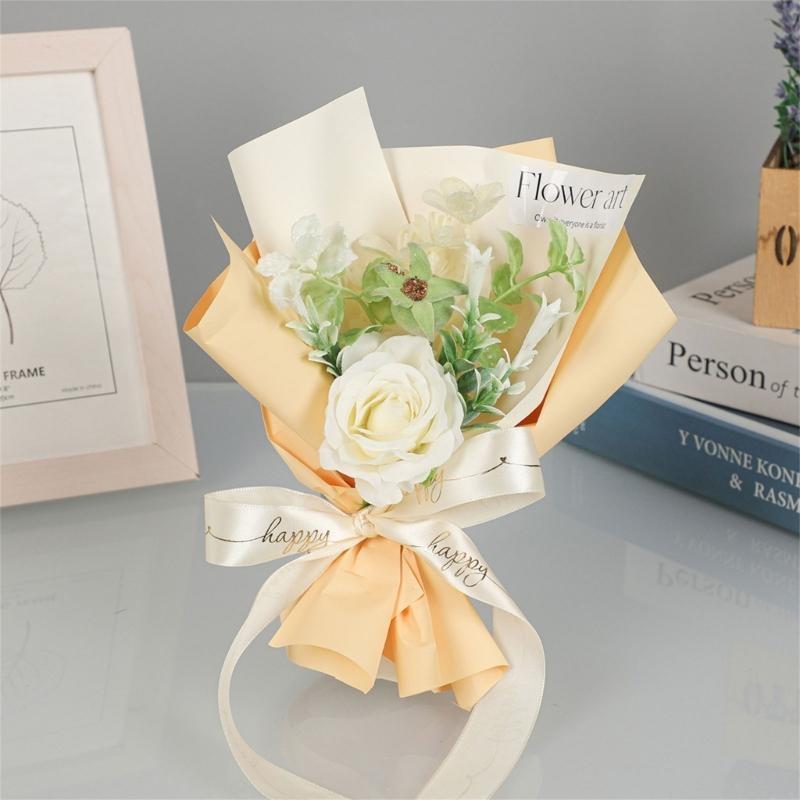 Essential Artificial Bouquet Vintage Wedding Bridesmaid Holding Flower