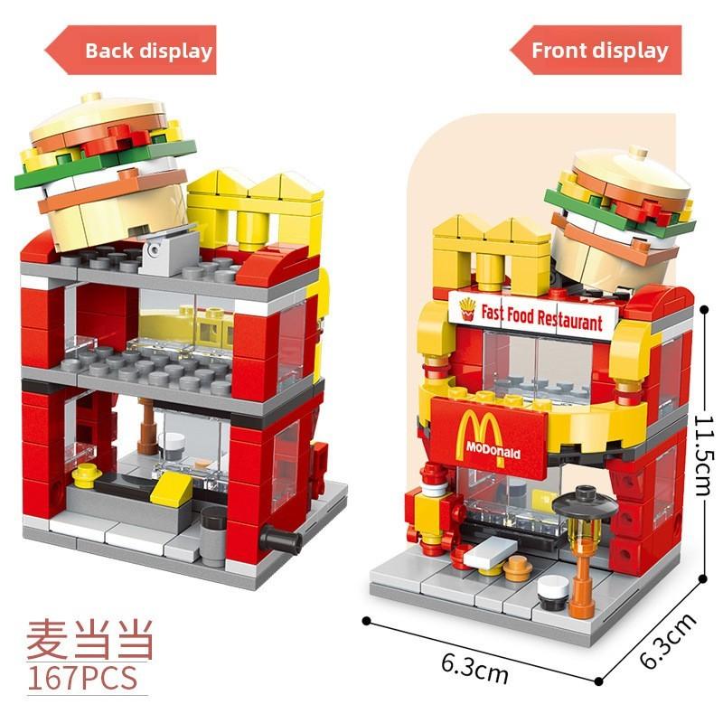 Yellow Crane Tower Chinese Style Building Blocks Kit With Abs Plastic For Kids Diy Creative Play