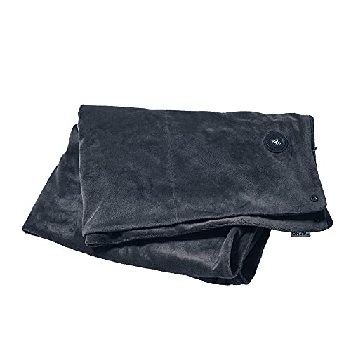 Doshisha Wearable Heating Blanket, Rechargeable USB, Washable, Charcoal, ONVEIL