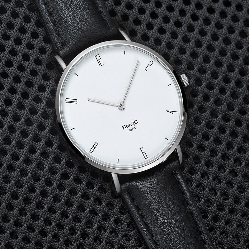 Minimalist Waterproof Quartz Couple Watch - Men's and Women's Trendy Design C803