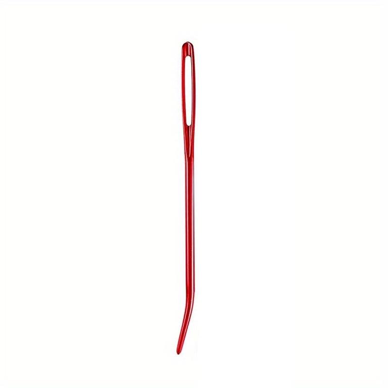 Curved Blunt-Tip Large-Eye Needle for Leather and Yarn DIY Projects