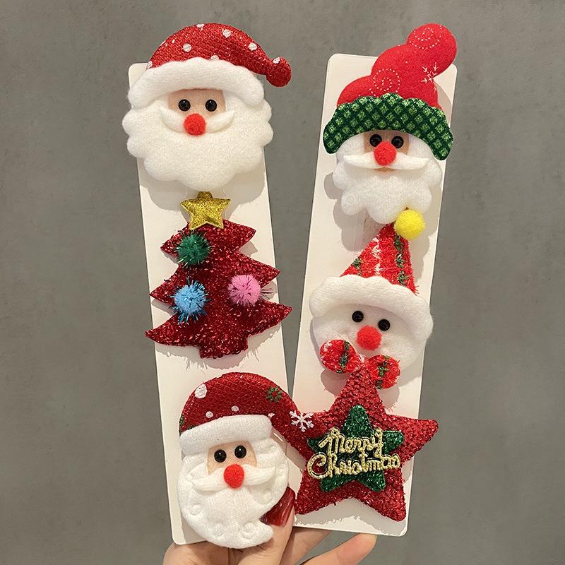 Reindeer Snowman Christmas Brooch Pin for Women - Holiday Gift & Decoration