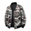 Half Turtleneck Lantern Long Sleeve Zipper Cardigan Jacket Camouflage Print Contrast Fashion Casual Jacket Top