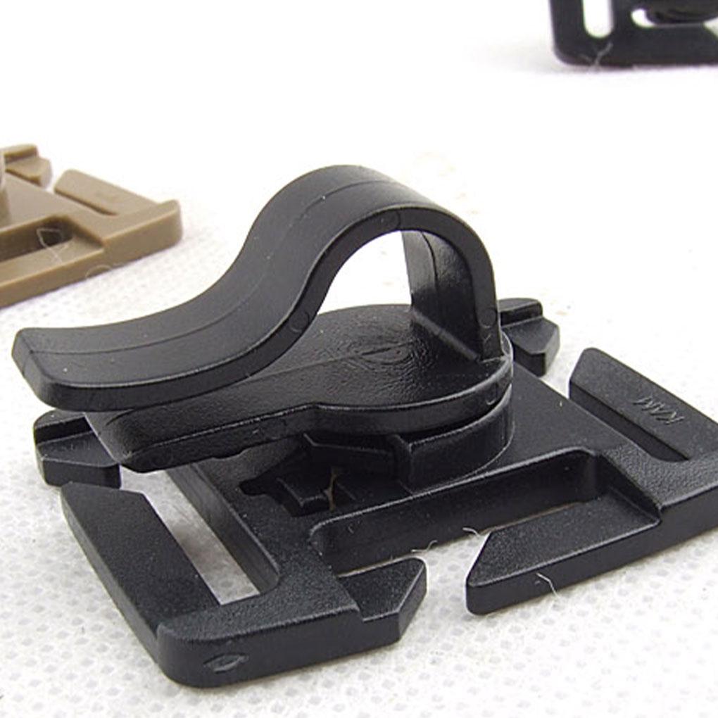 2 Pieces Water Clip Rotating Clips Fixing Fixture Carabiner D-shaped Buckle Accessory for Outdoor Camping Hiking