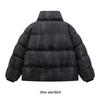 Unisex Tie-dye Stand Collar Puffer Jacket, Thickened and Large Size