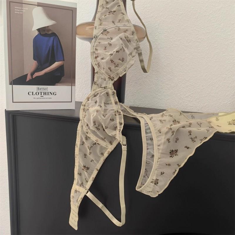 Sexy Lace Underwire Bra Plus Size Push Up Side Support Breathable Mesh Bust Minimizer