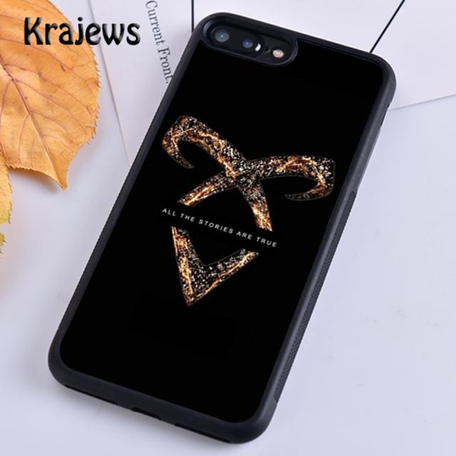 Krajews TV Series Shadowhunters Soft Phone Case Skal för iPhone 14 5 SE 6s 7 8 plus XR XS 11 12 13 pro max Samsung S21 S22ultra