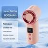 Mini Handheld Fan with Five-Speed Adjustment and Long-Lasting Battery for Cool Breeze – Portable and Desktop Use