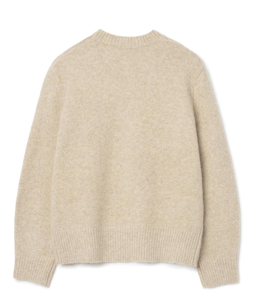 MILLO ARCHIVE Crop Silhouette Knit [Melange Beige] (Type B)