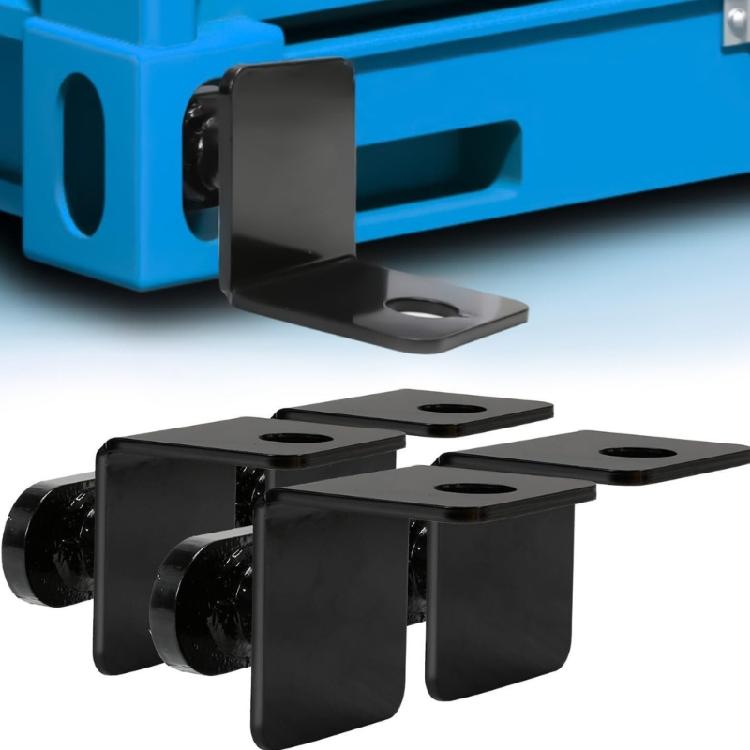 4Pcs Carbon Steel Container Anchors Tie Downs and Twist Locks for Quick Easy Installation Corrosion Proof