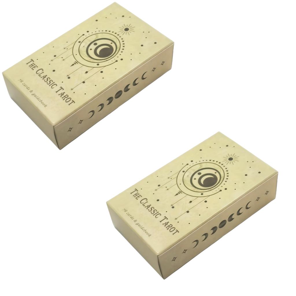 The Classic Tarot Cards Deck 78Pcs For Easy Beginners Fate Fortune Telling Party Tabletop Board Game Toy