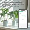 Smart Wireless Soil Moisture Meter Tuya Zigbee Temperature Humidity Tester IP67 Waterproof Soil Detector for Garden Planting