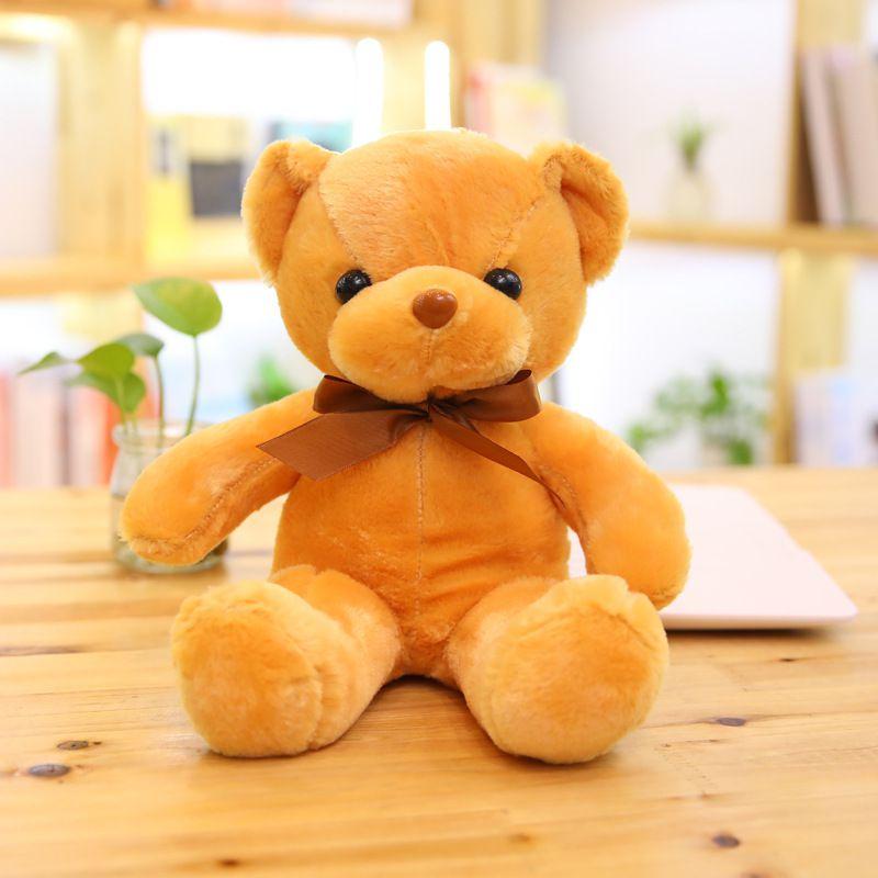 Soft And Skin-friendly 11.8-21.6 In Colored Teddy Bear Plush Perfect Gift For Kids And Home Decor