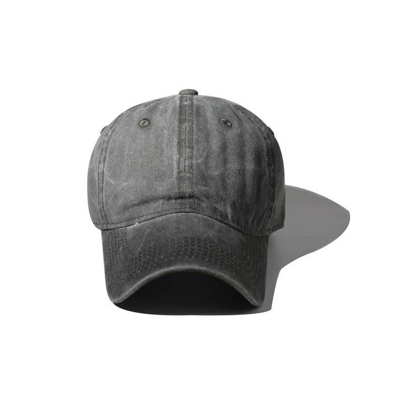Casquette de baseball adulte légère délavée commerce extérieur marée européenne et américaine casquette à visière courbée printemps et été sports de plein air chapeau de soleil