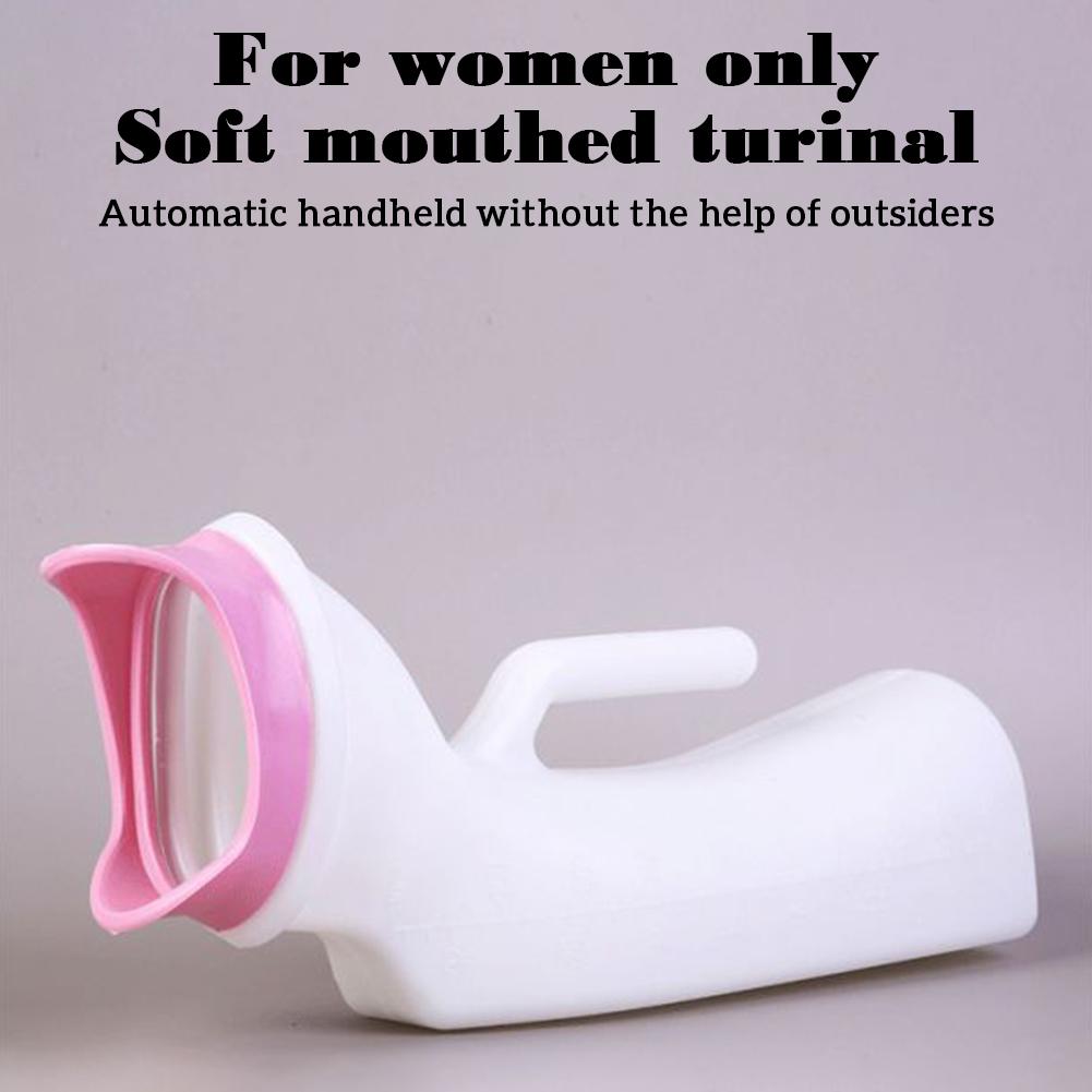 Women's Thickened Urinal With Soft Mouth High Capacity Car Home Urinal For People With Limited Mobility