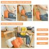 1pc Elegant Luxury Lumbar Pillow,Vintage Style,Soft Seat Cushion for Student and Office Chairs,Ergonomic Backrest Pad