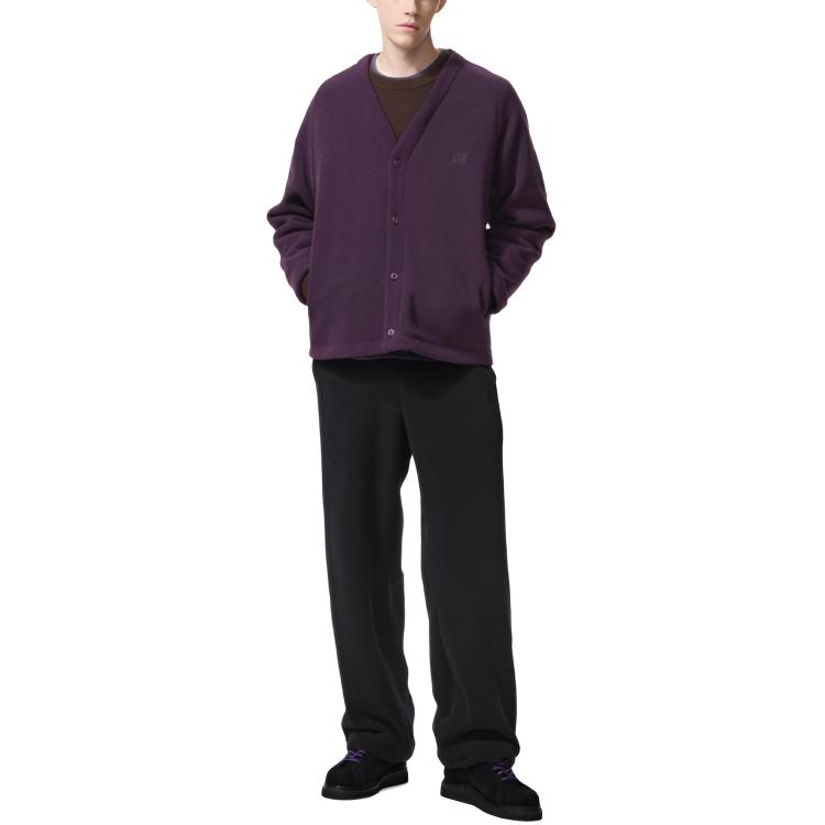 Uniqlo × Needles Collaboration FW25 Butterfly Embroidery Loose Comfortable Fleece Knit Sweater Unisex sweater 483980-78