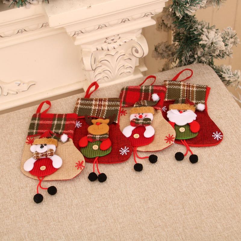 Christmas Decorations, Christmas Sock Hangers, Christmas Sock Gift Bag Hangers, Gift Bag Sock Hangers