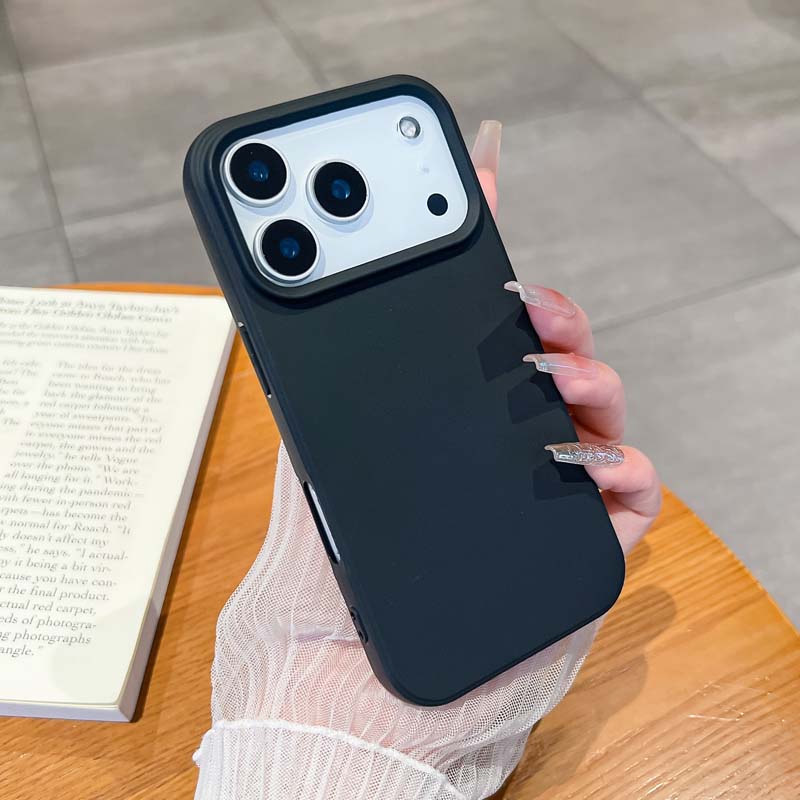 Luxury Matte Candy Color Silicone TPU Skin Feel Soft Case for IPhone 17 Air 16E 15 14 13 Pro Max Stain-Resistant Anti-Fall Cover