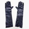 Ruched Design Evening Dress Gloves Full Finger Opera Gloves Bridal Wedding Gloves  Birthday Party