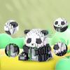 Panda Building Blocks Creative Educational Toys for Children Small Particle Toy Building Blocks Set Panda Building Blocks Building Gifts