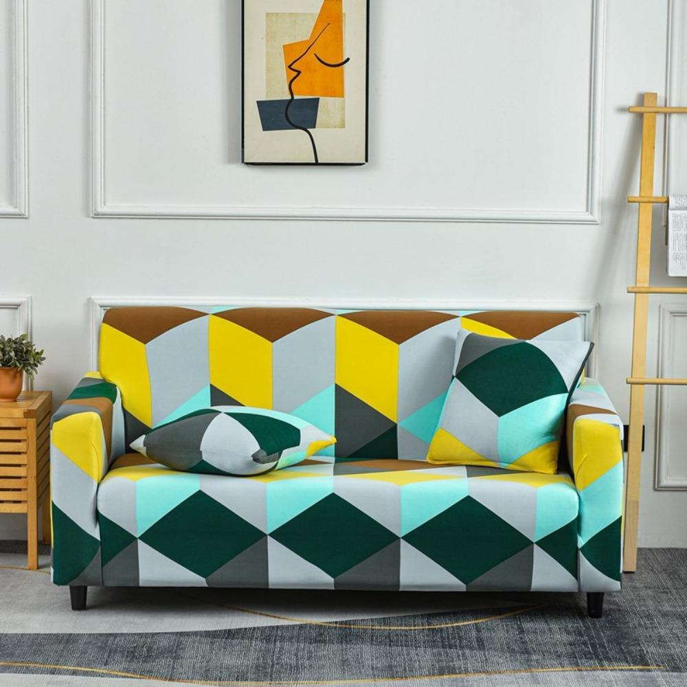 Universal Stretchable Couch Cover Set for Single Double Triple Seater Sofa Full Coverage Slipcovers