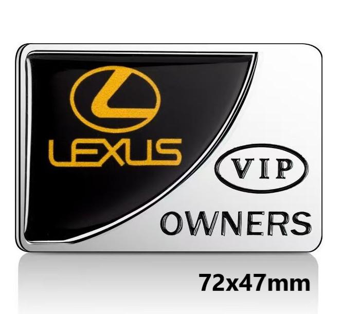 For Lexus F SPORT GS GX IS LS LX NX RX UX CT LC RC GX460 CT200 IS250 ES 220D IS200 RX300 VIP Side Fender Badge Sticker