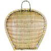 Bamboo Winnowing Basket: Handmade Traditional Rice Washing and Draining Kitchen Tool