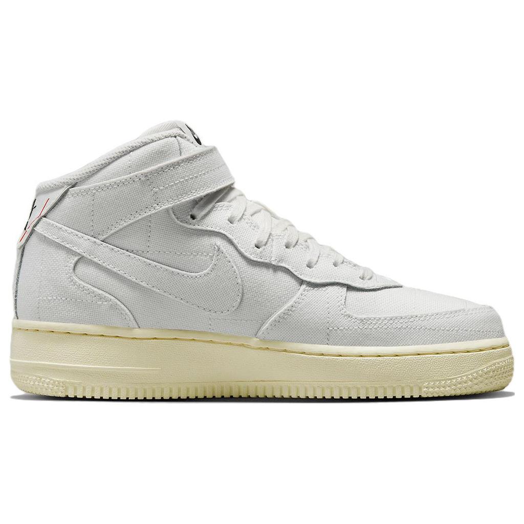 New Nike Air Force 1 Mid '07 Summit White Canvas Women's DZ4866-121