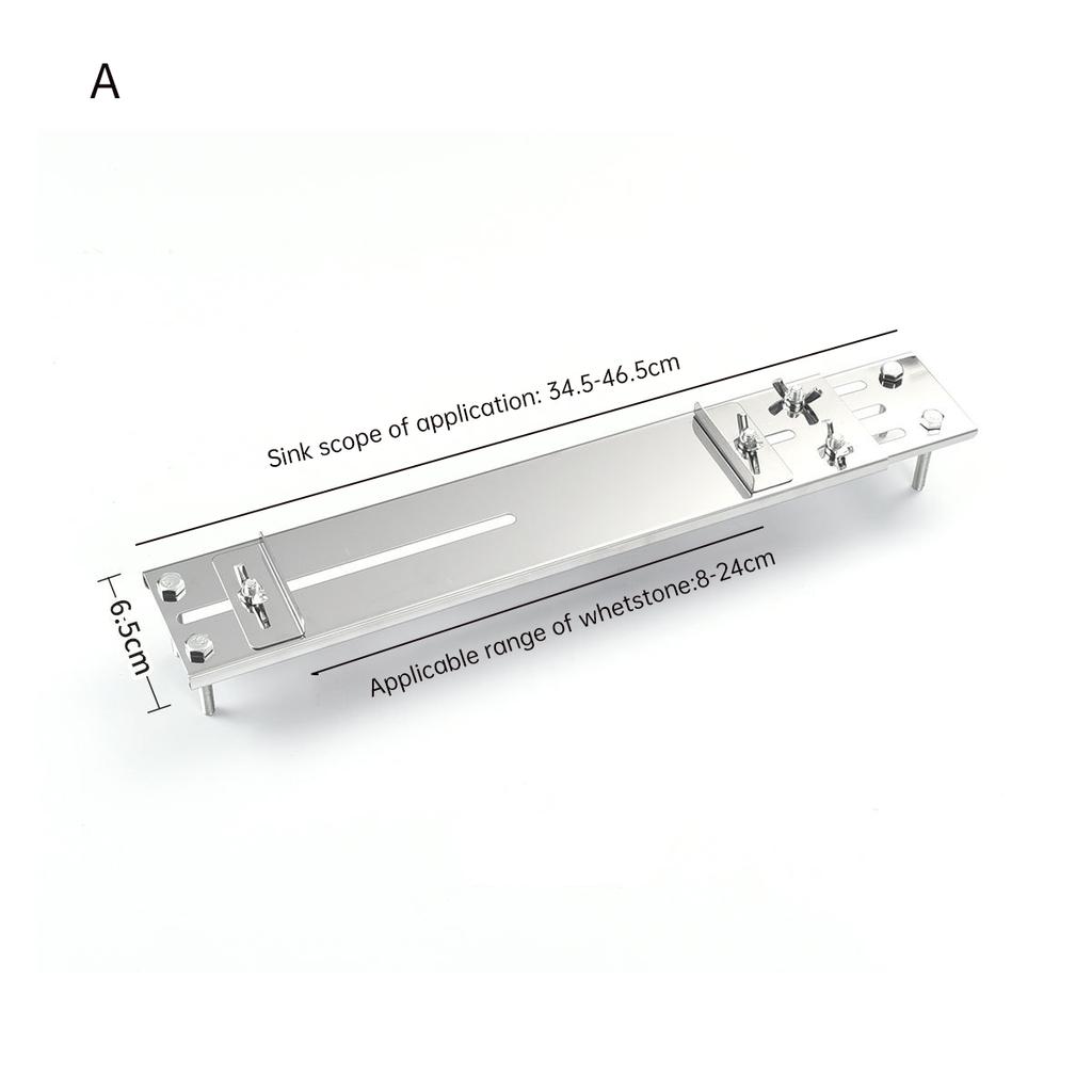 Sink Fixed Sharpening Rack Stainless Steel Adjustable Bracket Household Sharpener Whetstone Non-slip Fast Safety Sharpening Hot