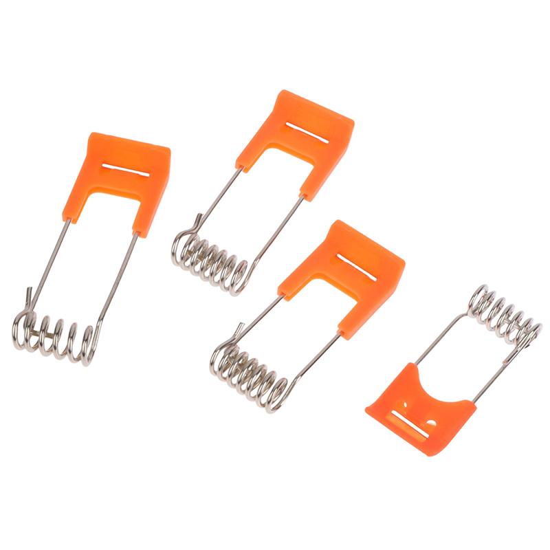 10Pcs Steel Springs Metal Clamps For Led Downlight Panel Light Ceiling Light Spring Circlip With Rubber Sleeve Lighting