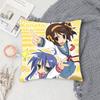 Anime Lucky Star Pillow Case Fashion Square Pillowcase Bedroom Sofa Room Ins Decoration Leisure