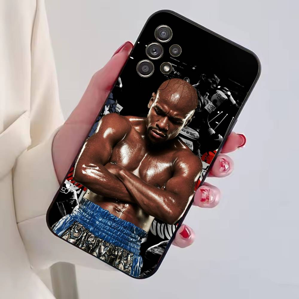 Boxing Floyd Mayweather-FM Phone Case Black Silicone Soft For Samsung S25,S24,S21,S22,S23,S30,Ultra,S20,Plus,Fe,Lite
