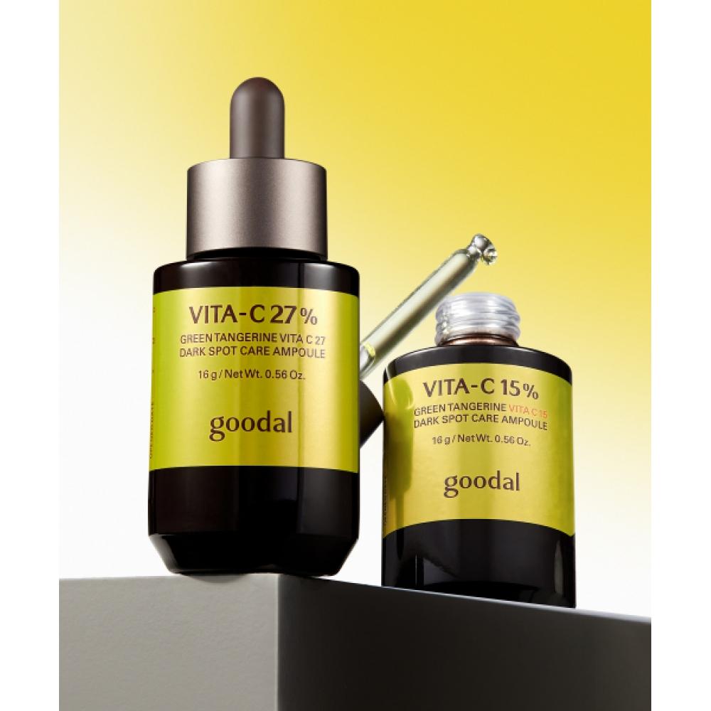 Goodal [new  Green Tangerine Line] Goodal Green Tangerine Vita C 15 27 Blemish Care Ampoule