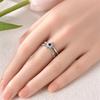 Original 925 Silver Shine Zircon Wedding Ring Simple Ring for Women Love Fashion Stackable Rings Popular Anniversary Jewelry