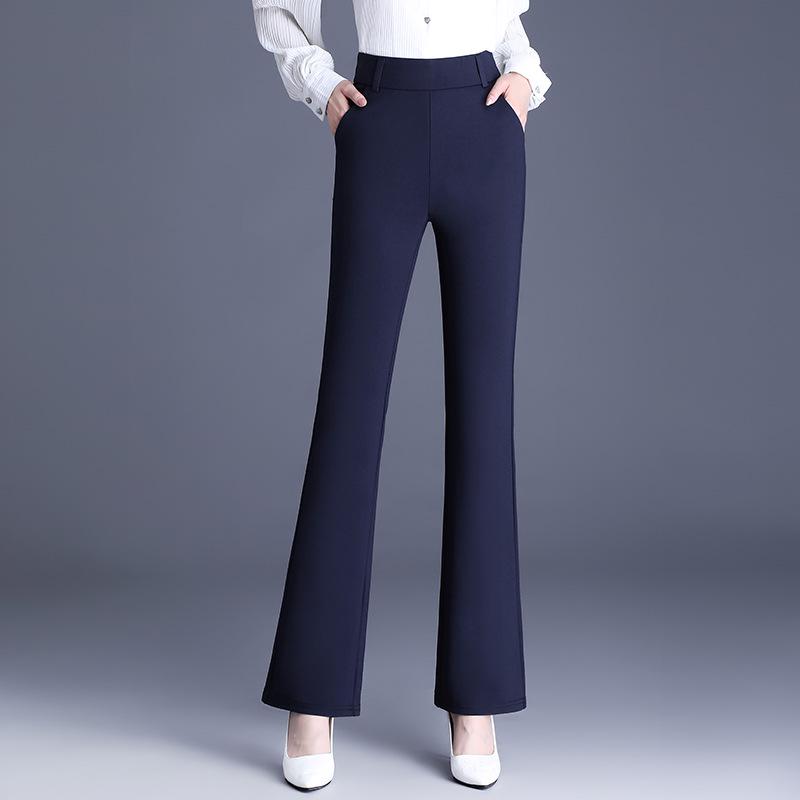 High-Quality Women's Micro-Flare High-Waisted Slimming Pants for Spring/Autumn