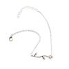 Fußkettchen Geschenke Ästhetische Fußkettchen Mode Tageskette Einfacher Fußstil Valentinstags-Accessoire Rosen Robuster Schmuck für Frauen
