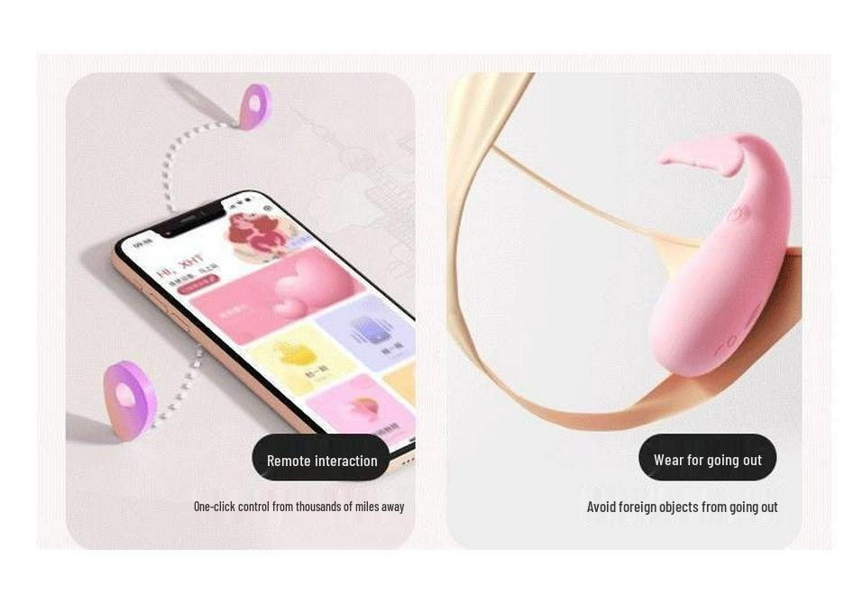 Mystery Girl Pipi Whale Silent Remote Vibrator: Insertable, Wearable, Ideal for Couples, Discreet for Various Locations.