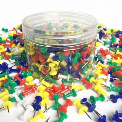 300-Box Set: Colorful Drawing Board Pushpins with Flat U-Shaped Heads