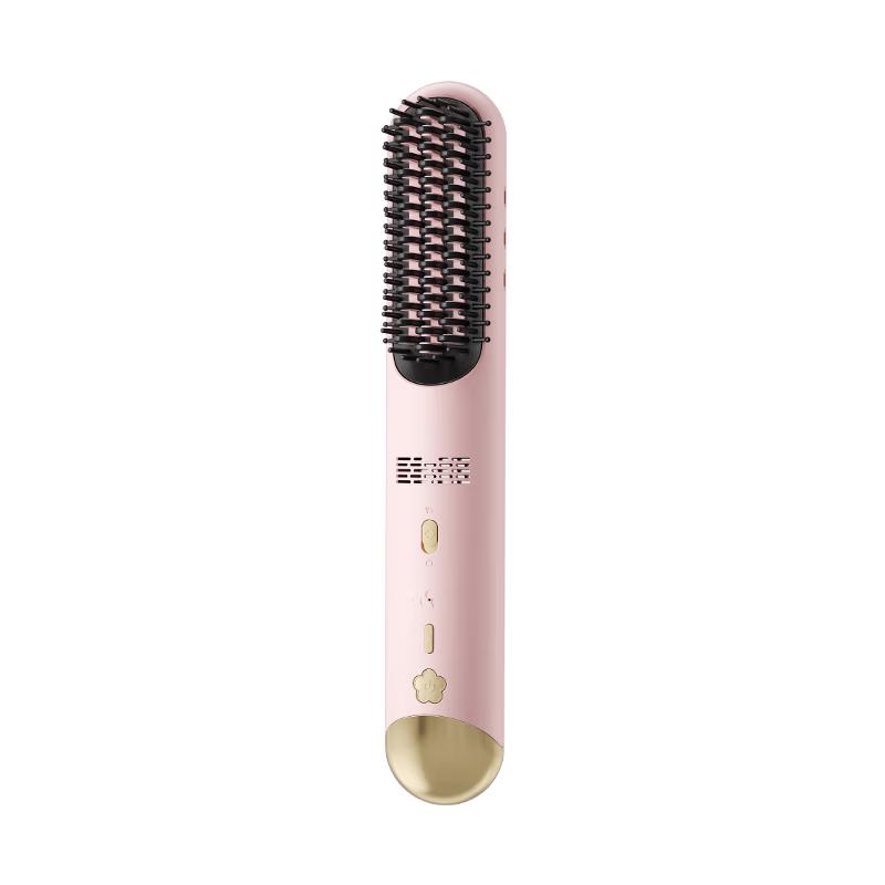MinHuang Wireless Hair Straightening & Curling Brush CN plug (adapter included)