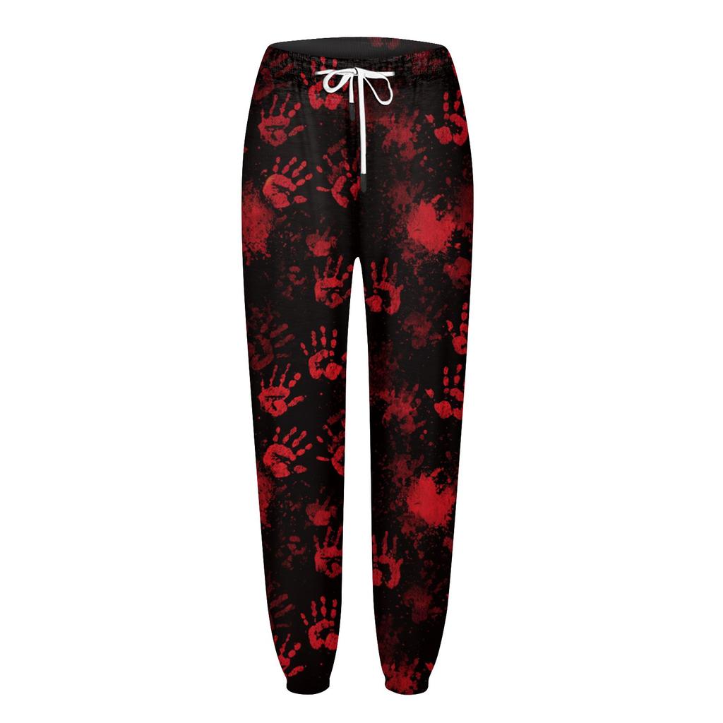 Women's Casual Fashion Sweatpants Halloween Printed Casual Pants