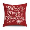 New Christmas Pillow Case Nordic Cushion Linen Print Home Bedside Pillow