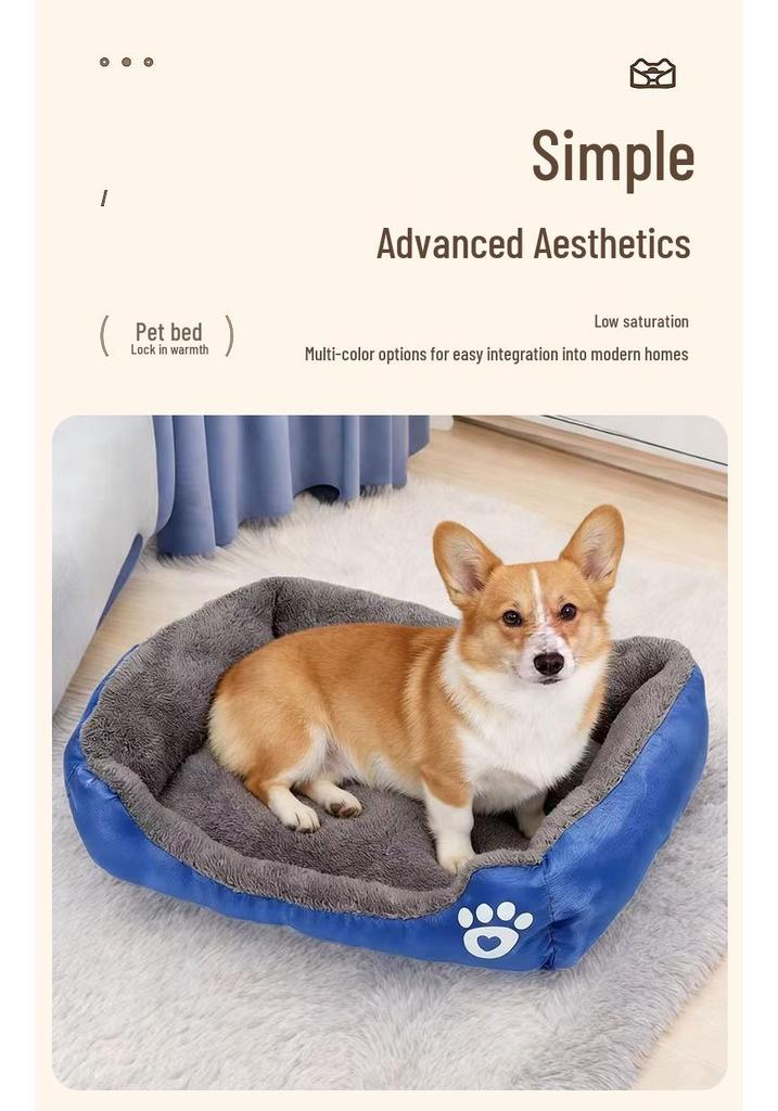 Pet Nest Universal All-Season Candy Color Square for Cats and Dogs